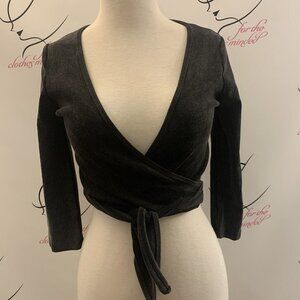 Kittenish. NWT Sz S. Wrap with Tie Bolero Style Top or Jacket. Stretch. B46